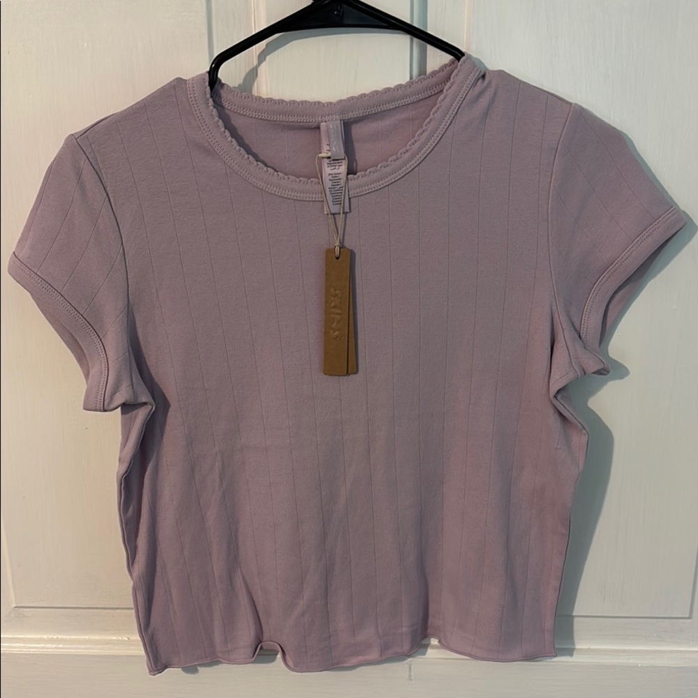 Skims Lavender Baby Tee